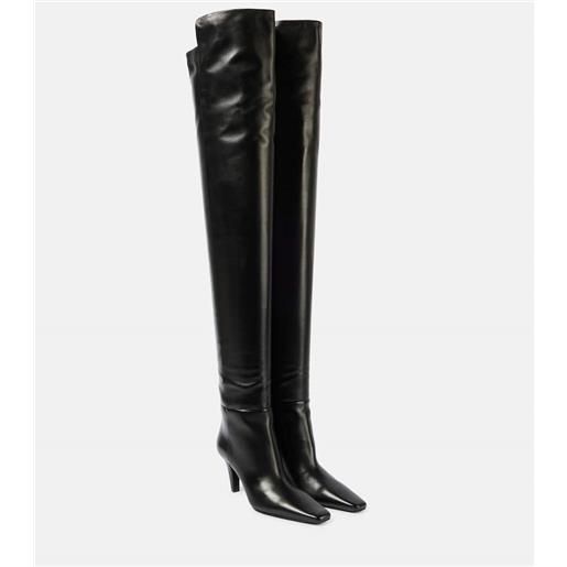 Saint Laurent stivali jill 75 in pelle