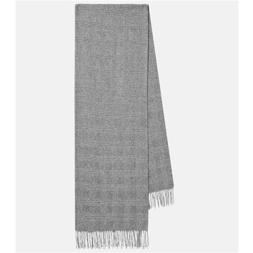 Brunello Cucinelli sciarpa in misto lana principe di galles