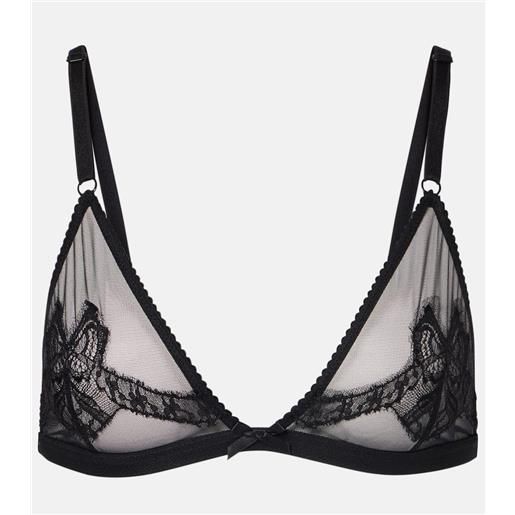 Dolce&Gabbana bralette in tulle con pizzo