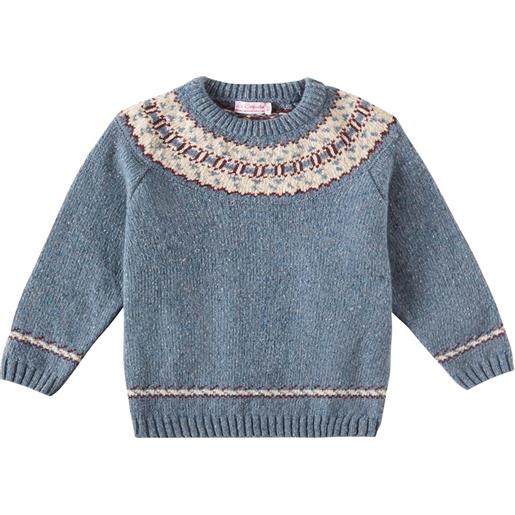 La Coqueta pullover goyo fair isle in misto lana