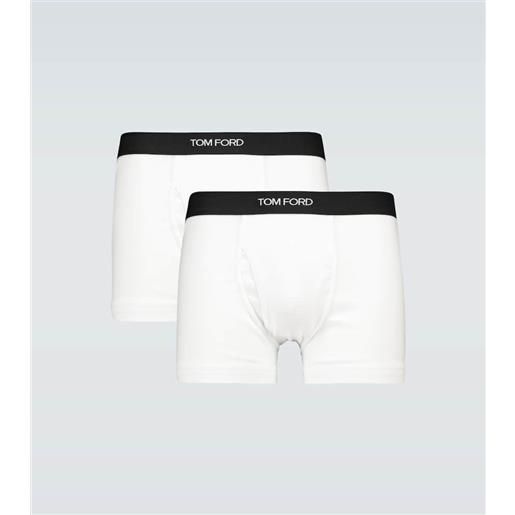 Tom Ford set di 2 boxer in misto cotone
