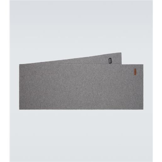 Zegna sciarpa in cashmere a coste