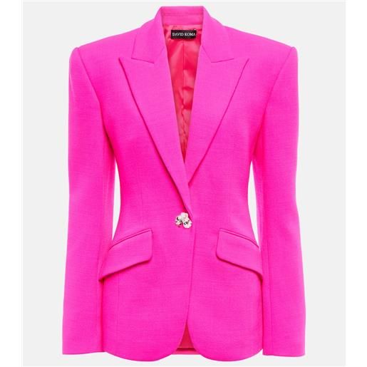David Koma blazer in misto lana