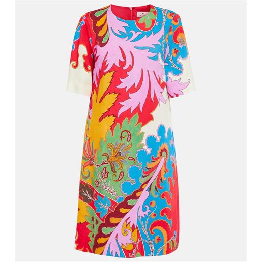 Etro miniabito in jersey con stampa