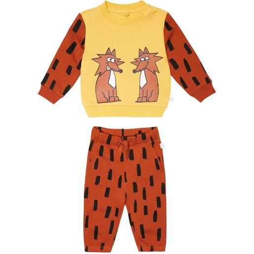 Stella McCartney Kids baby - felpa e pantaloni sportivi in cotone