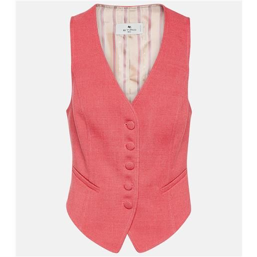 Etro gilet monopetto