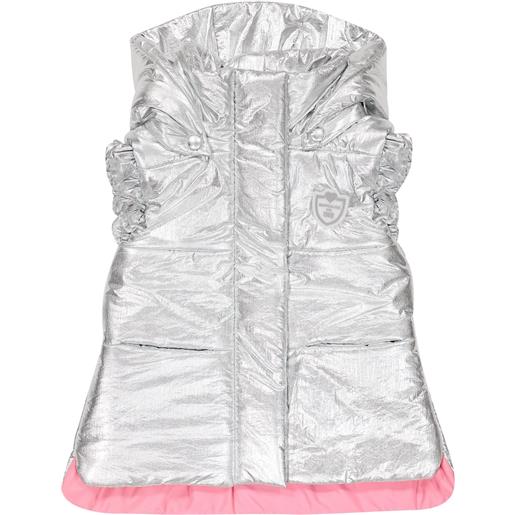 Monnalisa gilet imbottito metallizzato