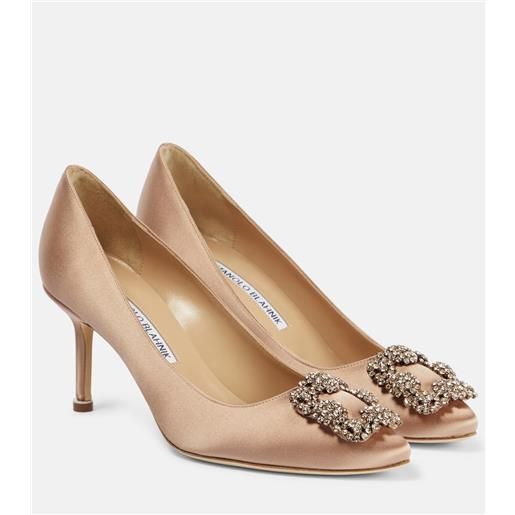 Manolo Blahnik pumps hangisi 70 in raso