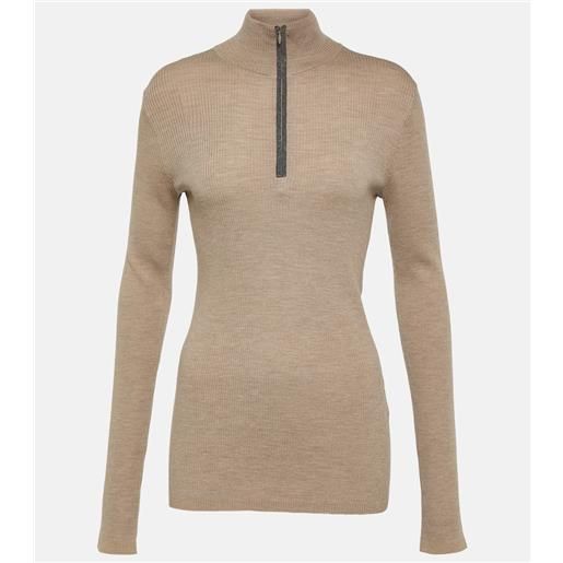 Brunello Cucinelli dolcevita in lana e cashmere