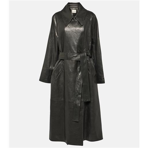 Khaite trench oversize minnie in pelle