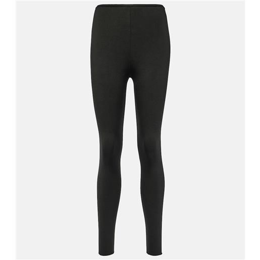Fforme leggings anya in jersey di misto seta