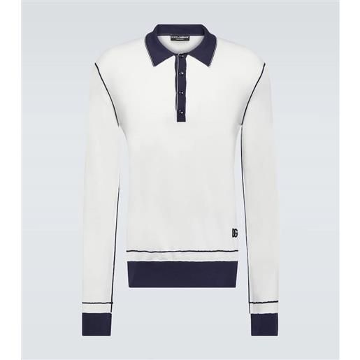Dolce&Gabbana polo in seta