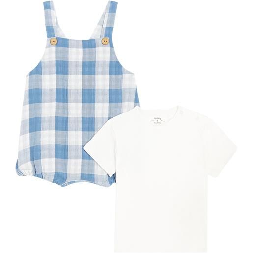 Il Gufo baby - t-shirt e jumpsuit corta in cotone