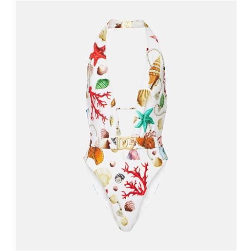 Dolce&Gabbana costume intero capri con stampa