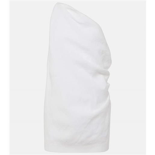 Tove top petra monospalla in lino