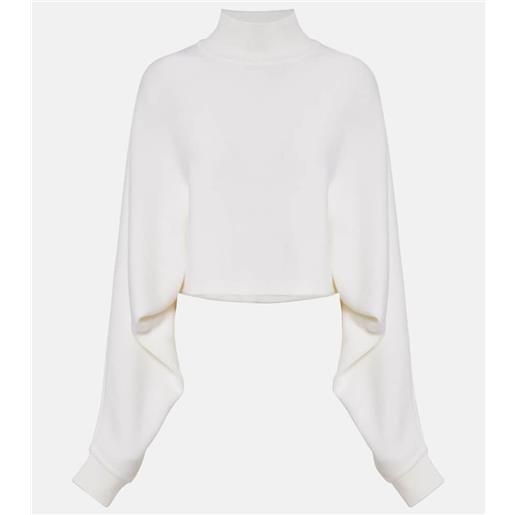 Alaia alaã¯a dolcevita cropped in lana