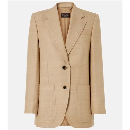 Loro Piana blazer maria in seta