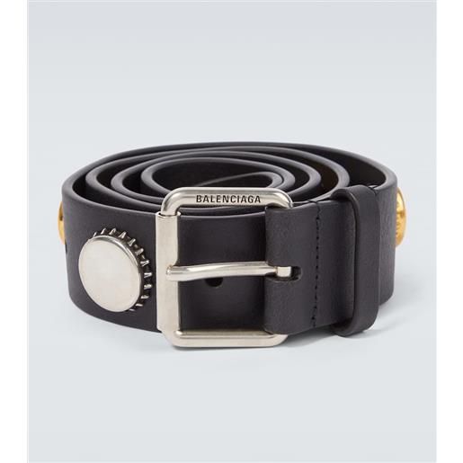 Balenciaga cintura in pelle con decorazioni