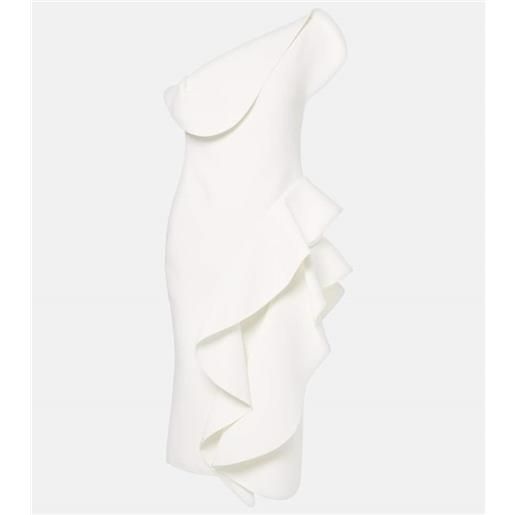 Maticevski bridal - abito midi rhythm con volant