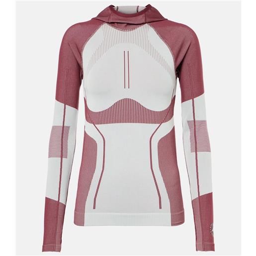 Adidas by Stella McCartney top da sci true. Nature con cappuccio