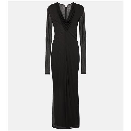 Toteme abito midi in jersey