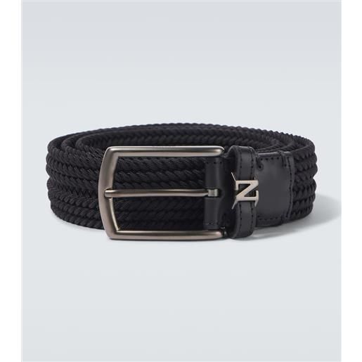 Zegna cintura con pelle