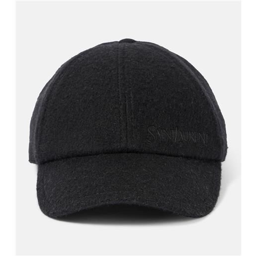 Saint Laurent cappello da baseball in cashmere