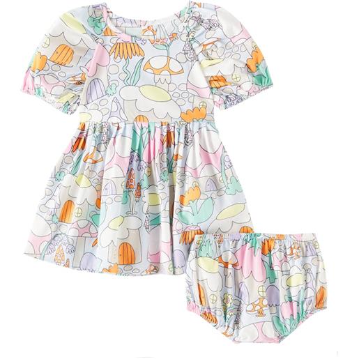 Stella McCartney Kids baby - abito in cotone con culottes