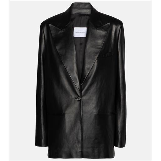 Magda Butrym blazer in pelle