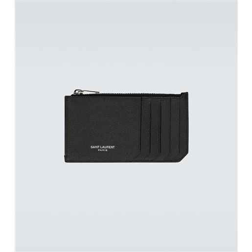 Saint Laurent portacarte in pelle
