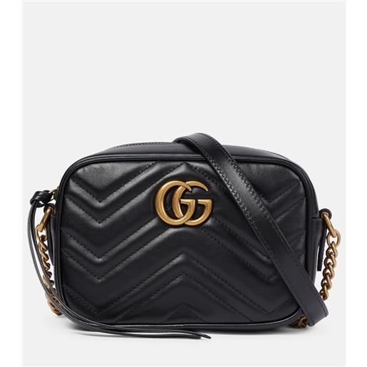 Gucci borsa a tracolla gg marmont mini in pelle