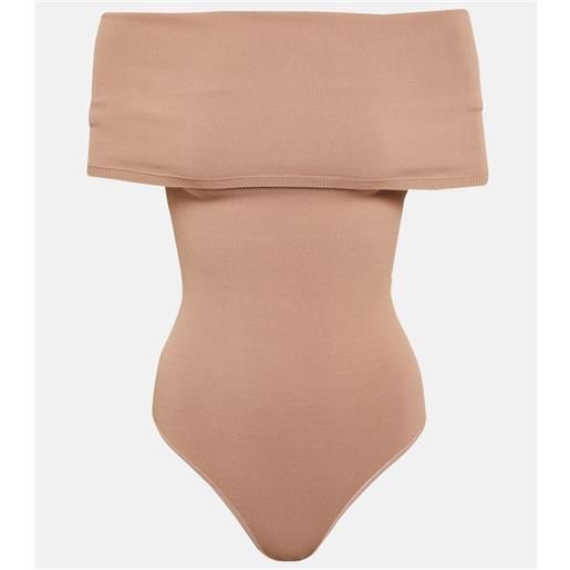 Alaia alaã¯a body con scollo bardot