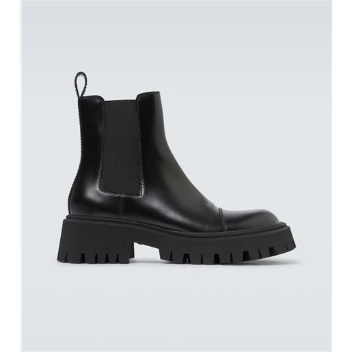 Balenciaga stivaletti tractor in pelle