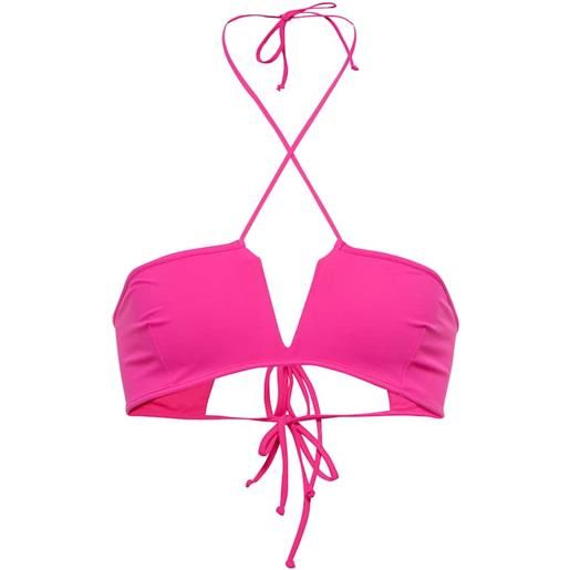 Nensi Dojaka top bikini con scollo allâamericana