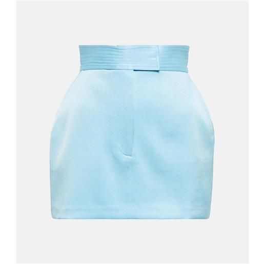 Alex Perry minigonna lark in crãªpe di raso