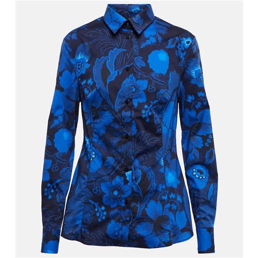 Etro camicia in misto cotone con stampa