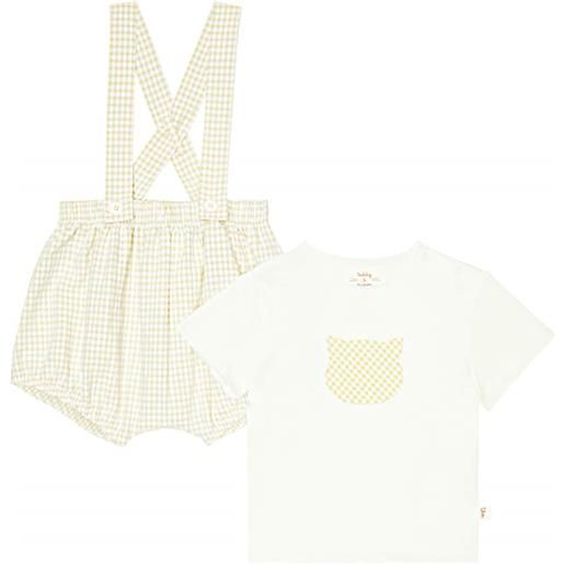 Il Gufo baby - t-shirt e culottes in cotone a quadri