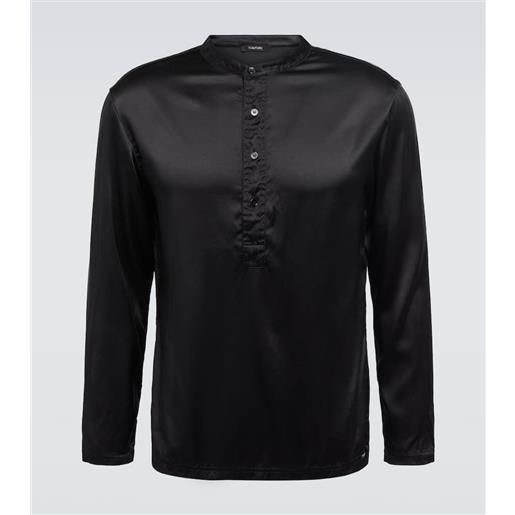 Tom Ford camicia in misto seta
