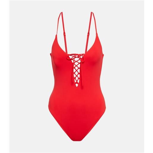 Melissa Odabash costume intero nerano con lacci