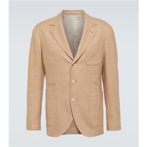 Brunello Cucinelli blazer in lana, cashmere e seta