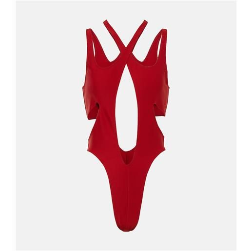 Mugler costume intero con cut-out