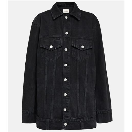 Khaite giacca di jeans in cotone