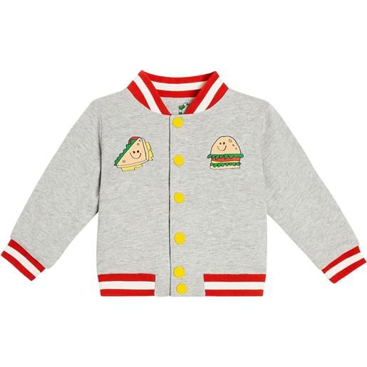 Stella McCartney Kids cardigan in jersey di cotone con stampa