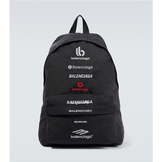 Balenciaga zaino explorer con logo