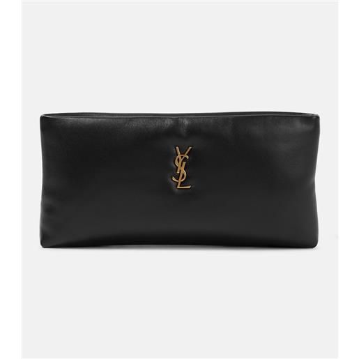 Saint Laurent clutch calypso in pelle