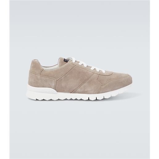 Kiton sneakers in suede