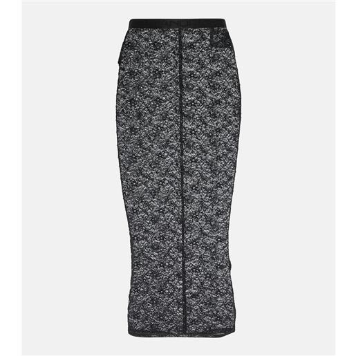 Alessandra Rich gonna a tubino in pizzo