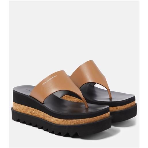 Stella McCartney sandali sneak-elyse con plateau