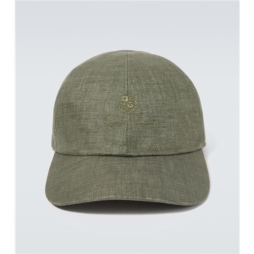 Loro Piana cappello da baseball in lino