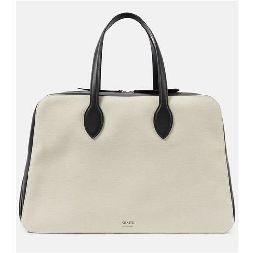 Khaite borsa da viaggio maeve large in canvas